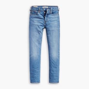 Levi’s Wedgie Straight Button Fly Crop Jeans